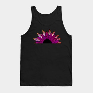 Sunflower half 5 Tank Top